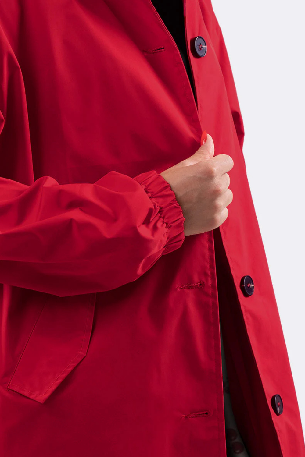 Hooded Rain Coat | Water-Resistant | Oversized Windbreaker
