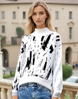 Laura Soft Knit Graphic Sweater