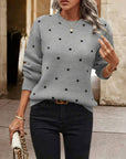 Polka Dot Knitted Sweater Chiara