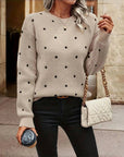 Polka Dot Knitted Sweater Chiara